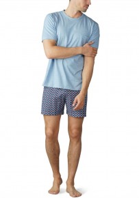 Короткая мужская пижама Mey 10970