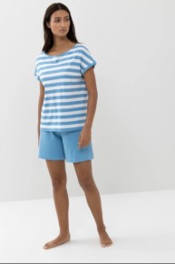 Пижама женская с шортами Mey серия Mariella 13204 Голубой