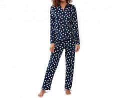 Пижама женская длинная Mey серия Yule 14002 Синий 