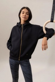 Куртка с капюшоном женская Mey серия Balanced 17116 Черный