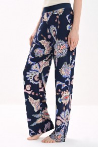 Длинные женские брюки из модала Mey серия Telia 17577 Hose deep shadow